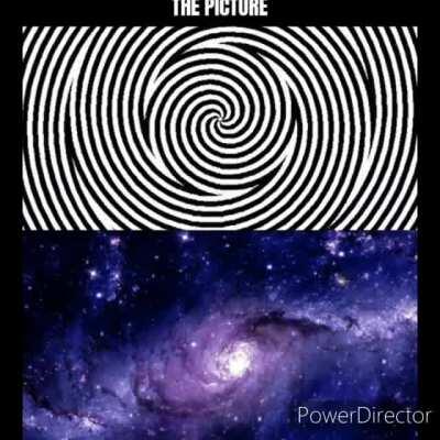 Stare at the spiral for 20 seconds then stare at the picture below it. (Fixed version)