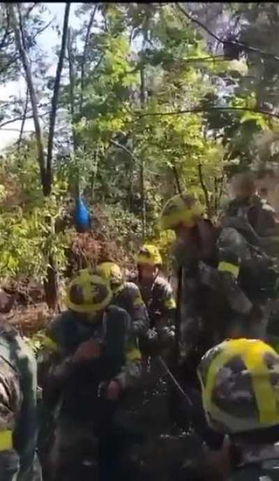A group of Colombian volunteers before a battle