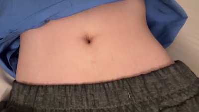 Biggg stretch after coming home from work