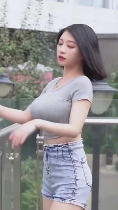 Busty chinese girl