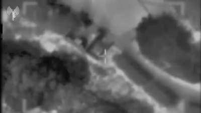 Hamas vehicles and positions being destroyed by israeli strikes