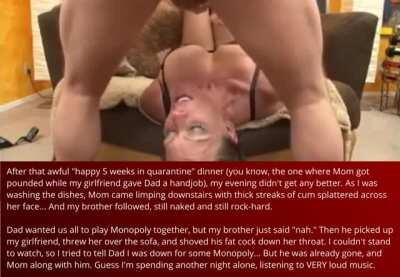 Quarantining with your GF was a mistake, Chapter 9 [cuckold][incest]