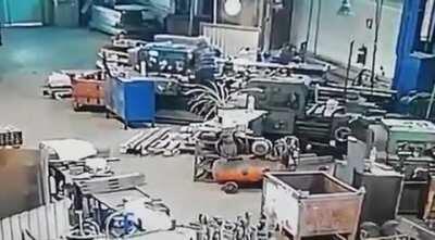 Never, and I mean NEVER learn over a spinning lathe.