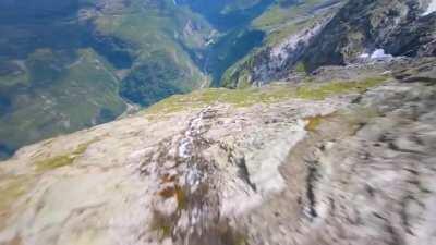 Mountain surfing in Norway
