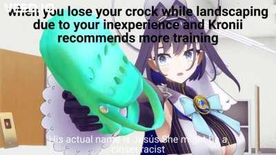 So wise omgosh Krnii please lick my croc before i put it back on