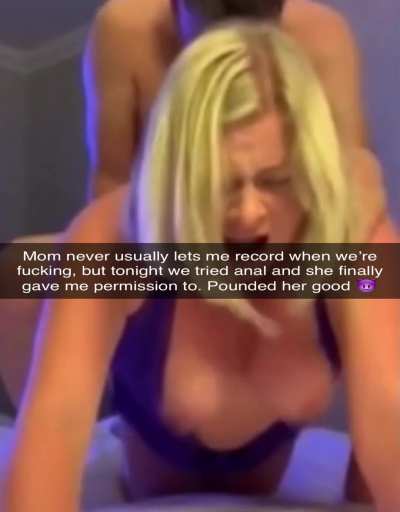 Mom finally let me record us…