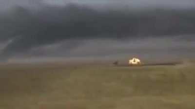 Crazy fuckin combat footage of a failed suicide bombing attempt