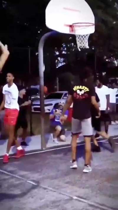 That windmill dunk was fire!