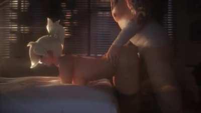 Mercy gets fucked and gets a creampie (VG Erotica, Audiodude)