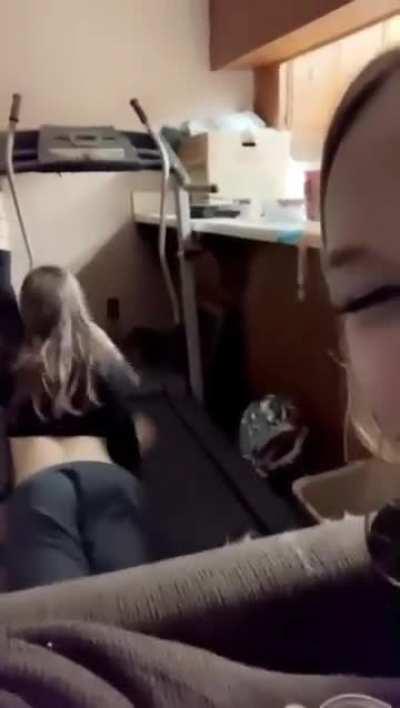 she just records it...