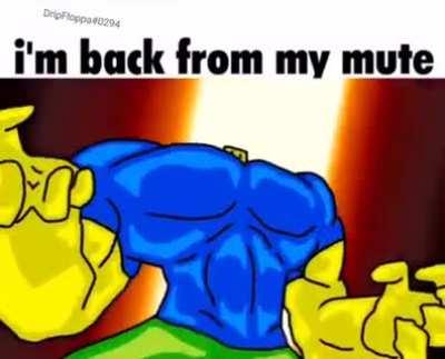 I’m back from my mute