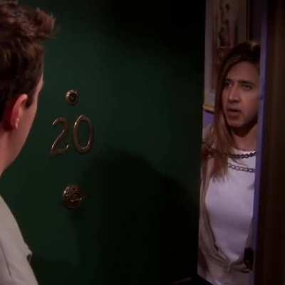 Thanks, I hate Nicolas Cage as Rachel Green