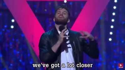 The look in that guys face...