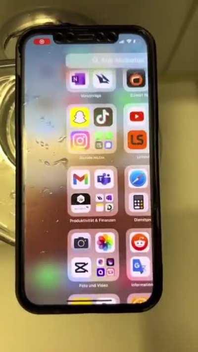 When your phone gets wet!