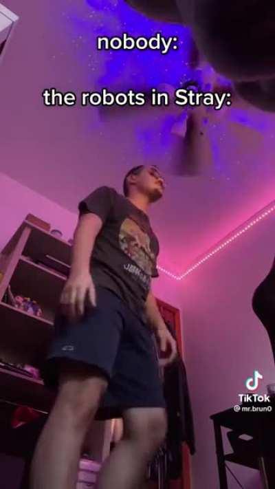 Robots in Stray by Mr Bruno