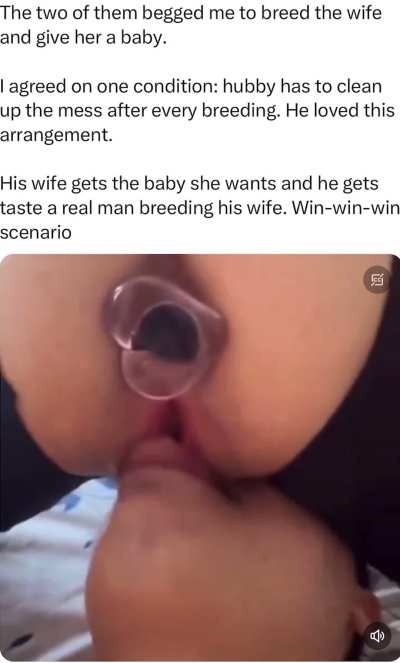 I do love making someone clean the mess I leave in “their” woman