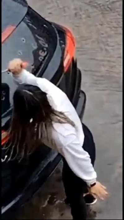 Hey, Day-Day! That crazy bitch out there again!