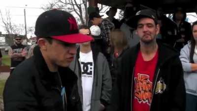 Rapper embarrasseses himself in a rap battle