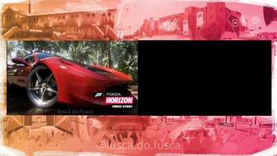 so, Forza recreated that FH1 start menu too? that's perfect, so I did a side by side between my start menu and theirs, and that's the result!