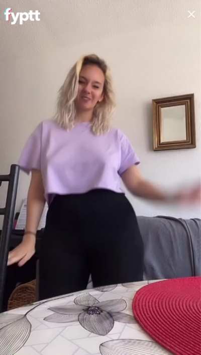 The face she makes at the end