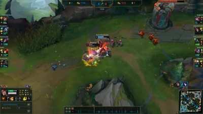 A clean 1v2, Never gank The Boss