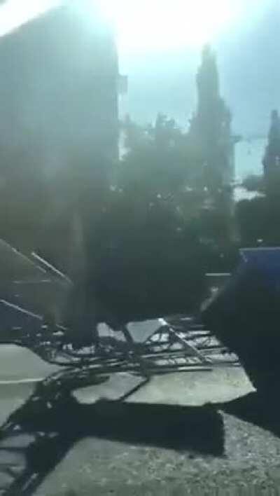 Tikasauto unohti laskea tikkaat Kehä 1:llä ja lopputulos arvattavissa