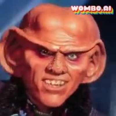 Quark participates in a ceremonial fertility song while visiting Risa