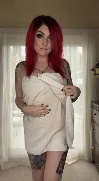 I know you guys like titty drops, but what about towel drops?