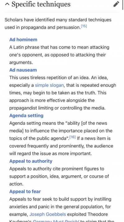 Virtually every propaganda technique has been used on the masses since the 