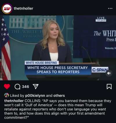 WH Press secretary vows to hold liars accountable, immediately starts lying about fact.