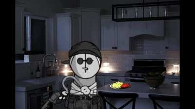 [ASMR] You watch as Sanford breaks into your kitchen and eats your leftovers promptly dying