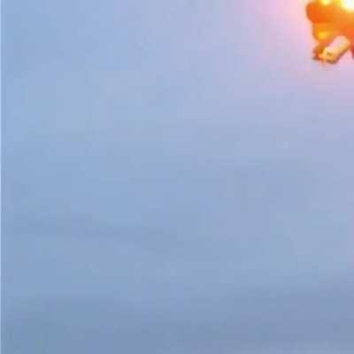 From burnt to a crisp to 20 foot fall. d or v?