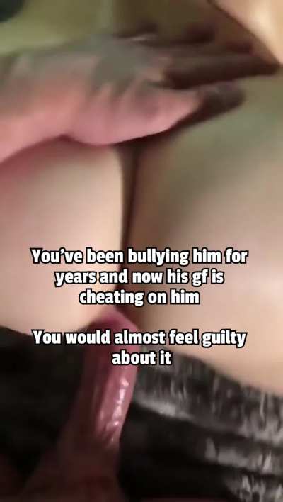 Your bully tells you to hold the camera whilst he fucks your wife and be ready to clean up any mess they make