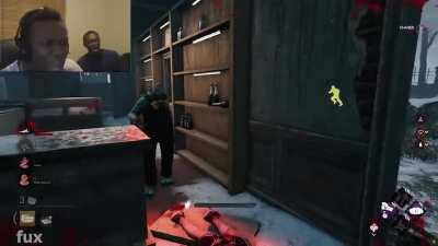 bruh...since when is dead by daylight a horror game? (this happened to me now lol)