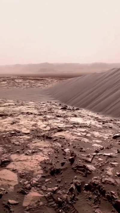 360 view of Mars captured by Mars Curiosity Rover with real sound