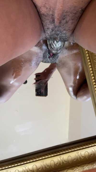 Leave a heart if you’d love my pink pussy riding you like this