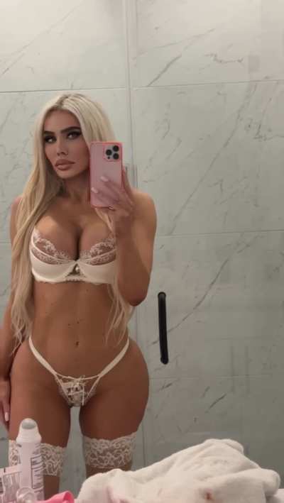 Give me some of that good morning wood before you leave