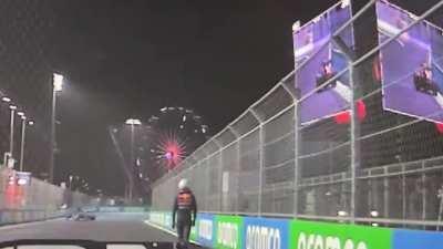 Max Sees His Dad On Big Screen