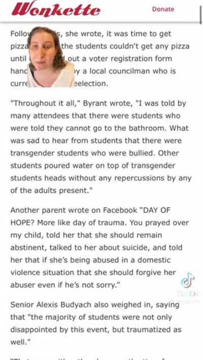 usually they are the same people who 