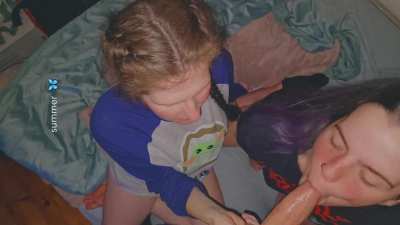 Let us suck that cock :P x