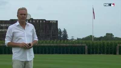 Both the Yankees and White Sox rise from the cornfields to kick off the festivities for MLB’s Field Of Dreams game