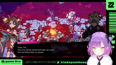 Towa couldn't deal with hearing her own name in 