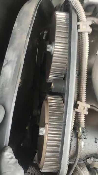 Kicking off the week strong. Timing belt gone missing 🤷🏻‍♂️. Have a great Monday everybody.