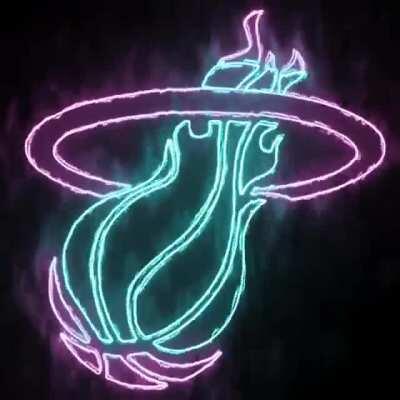 Recreate our logo, lets go HEAT let's torch the bucks