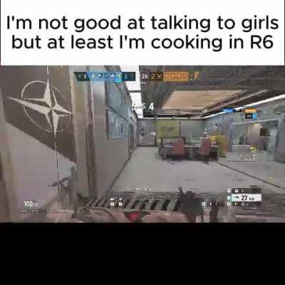 I'm not good at talking to girls but at least I'm cooking in R6