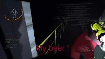 He didn't get his beers back :(