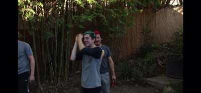 Why is no one talking about Ethan plucking an arrow out of the air (sure it was thrown, not shot, but still!)? This was in an old Markiplier video