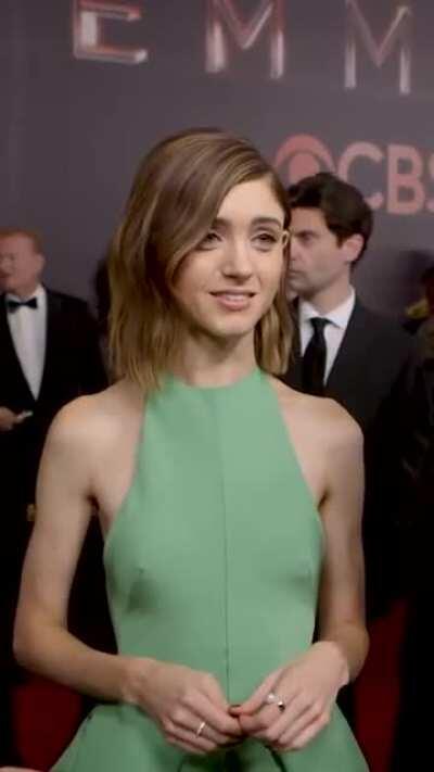 When I wished I could be with Natalia Dyer I didn't expect to actually BECOME Natalie Dyer. Now I'm at the Emmys and I don't even know what they are asking me.