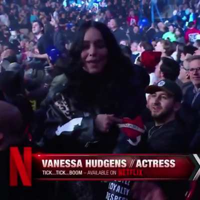 Vanessa at Monday Night RAW 1/06/25