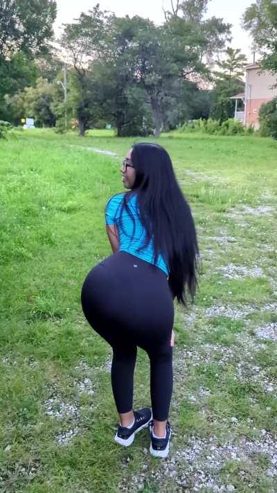 First time flashing my pussy in public! [gif]